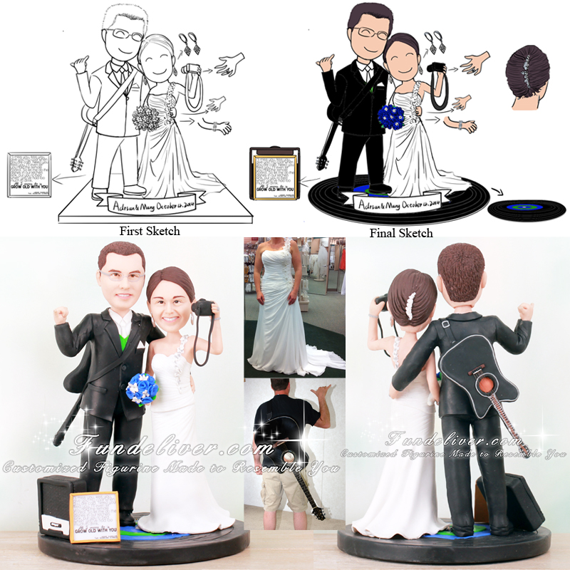 photography cake topper